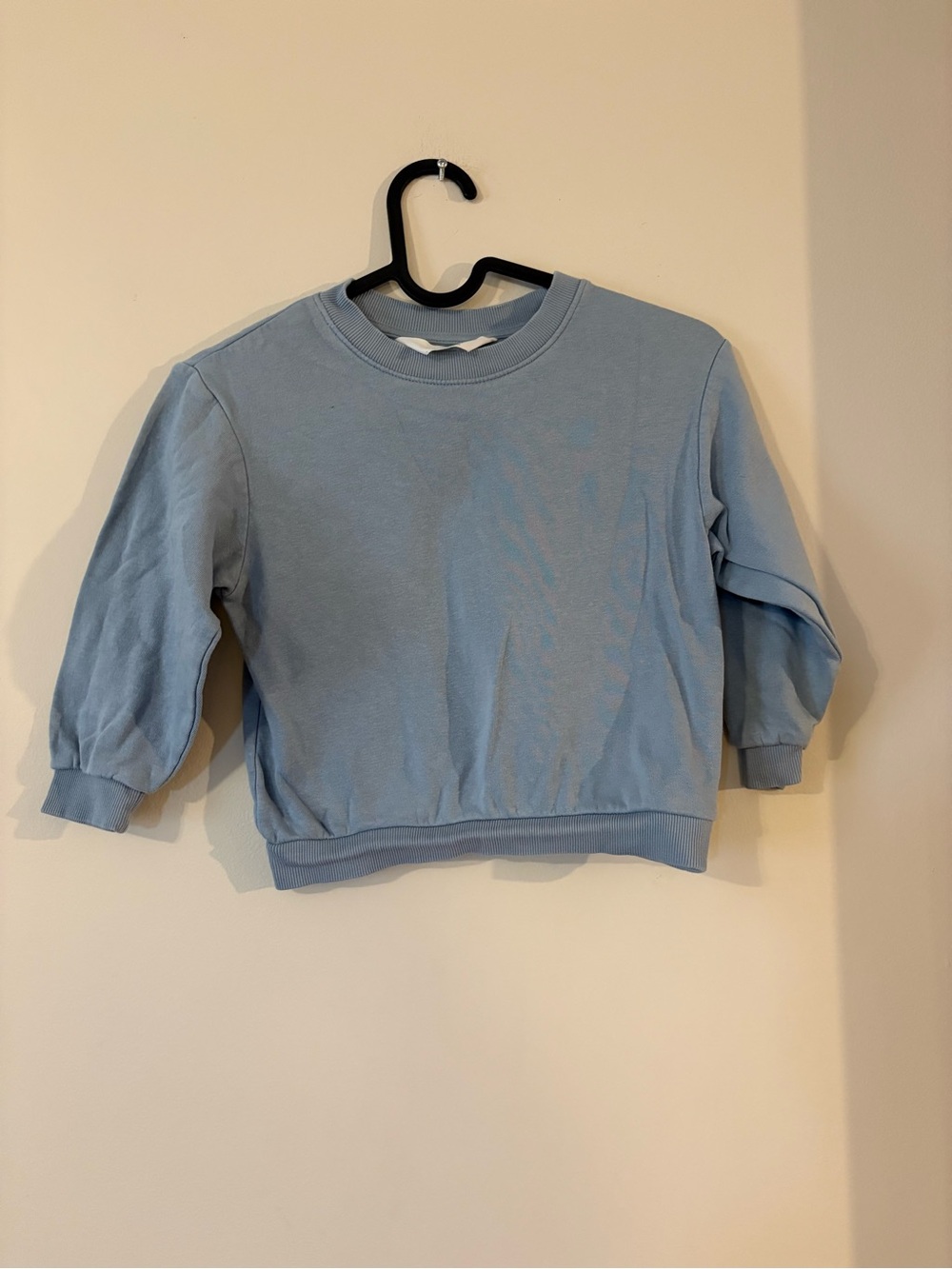 H&M Kids Classic Crewneck Sweatshirt - Light Blue 3-4T